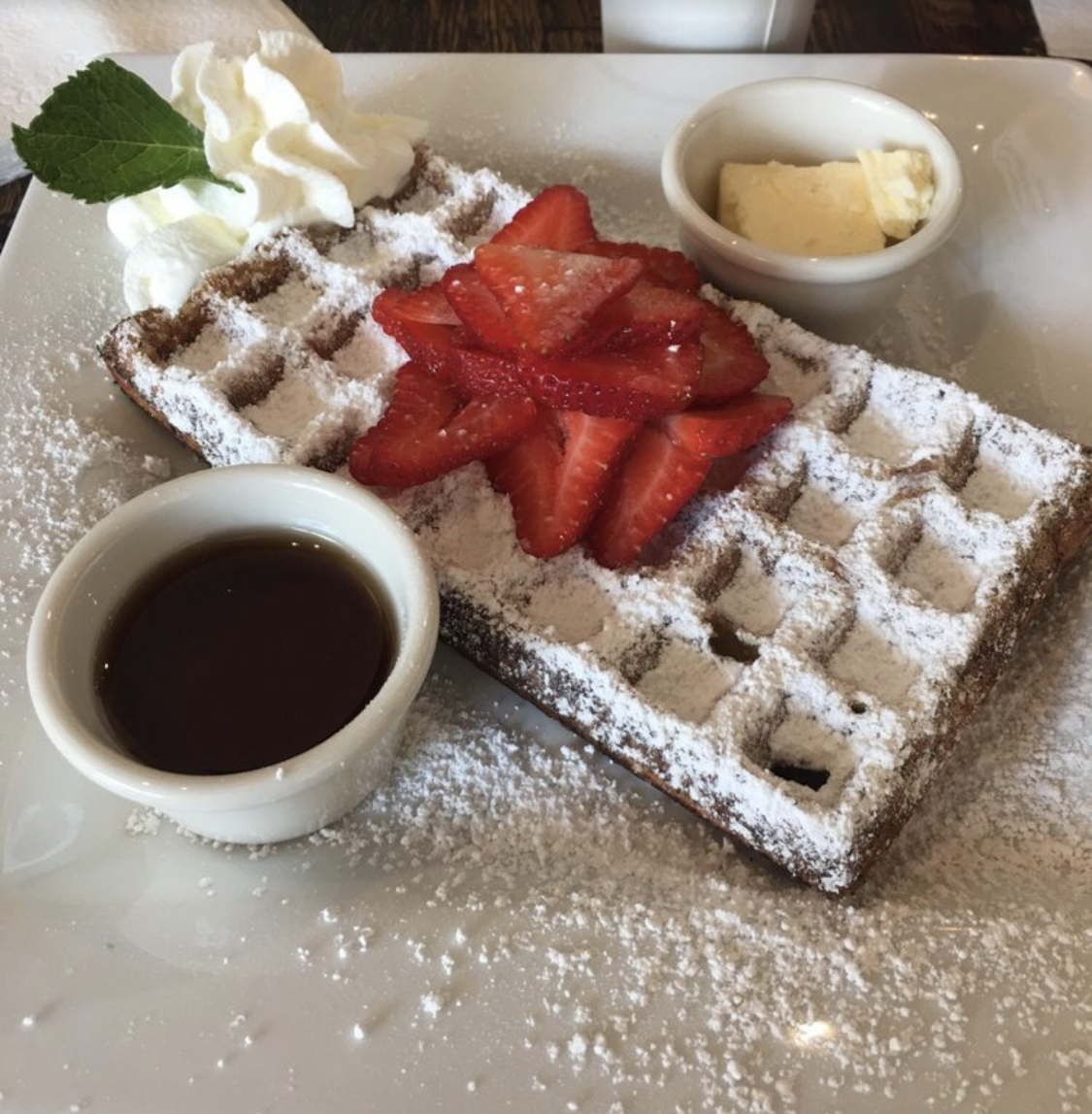 Order Sugar Waffle food online from Coco Crepes Waffles & Coffee store, Spring on bringmethat.com