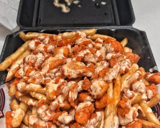 Order Boneless Hot Wings w/ French Fries food online from Kabob City store, Wiles-Barre on bringmethat.com