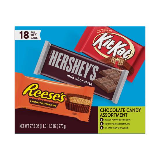 Order Hershey's Variety Standard Size Candy Bars - 18 ct food online from Rite Aid store, Clio on bringmethat.com
