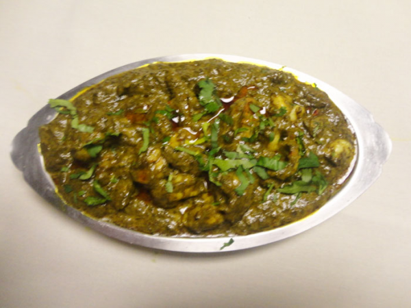 Order Shrimp Saag  food online from Mantra Indian Cuisine  store, Ontario on bringmethat.com