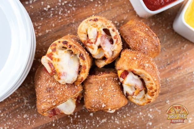 Order Mighty Pepperoni Roll 3PO food online from Holy Pie Pizzeria store, Garden City on bringmethat.com