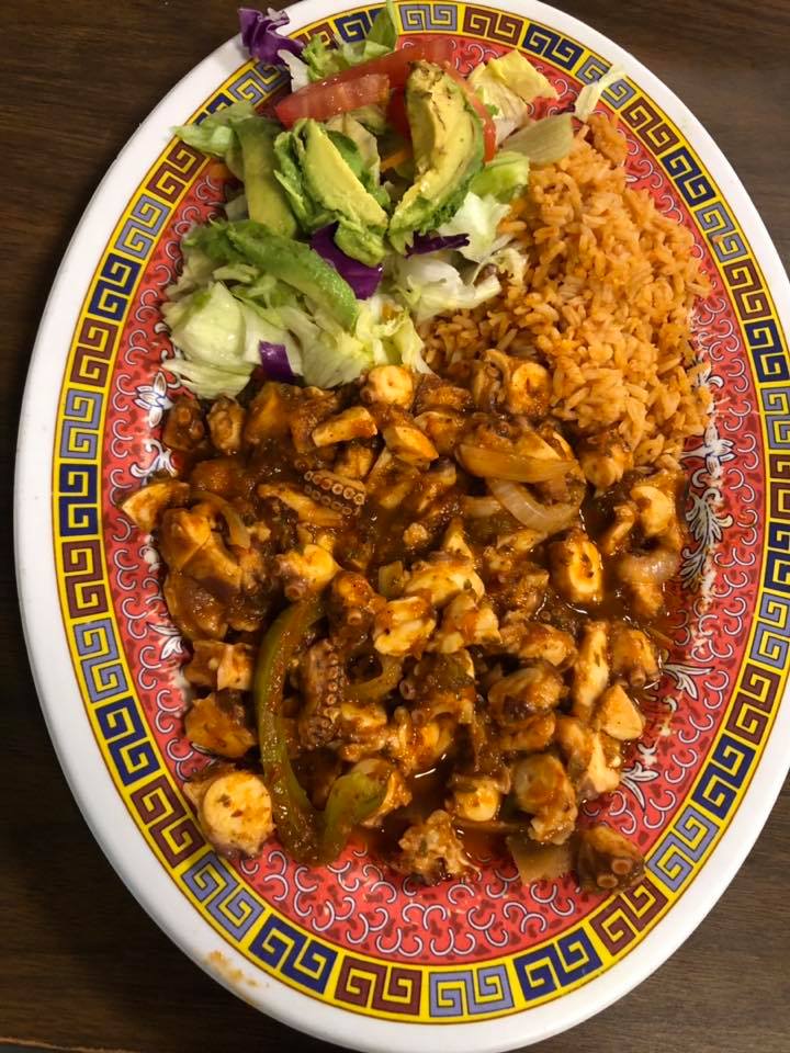Order Pulpo a la Diabla food online from Taquerias Michoacan store, Houston on bringmethat.com