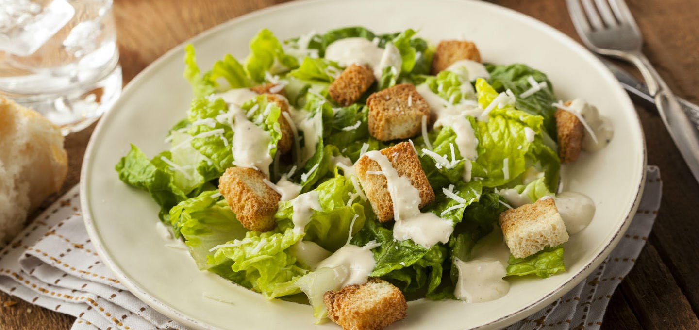 Order Caesar Salad - Small food online from Elmwood Pizza and Grinders store, West Hartford on bringmethat.com