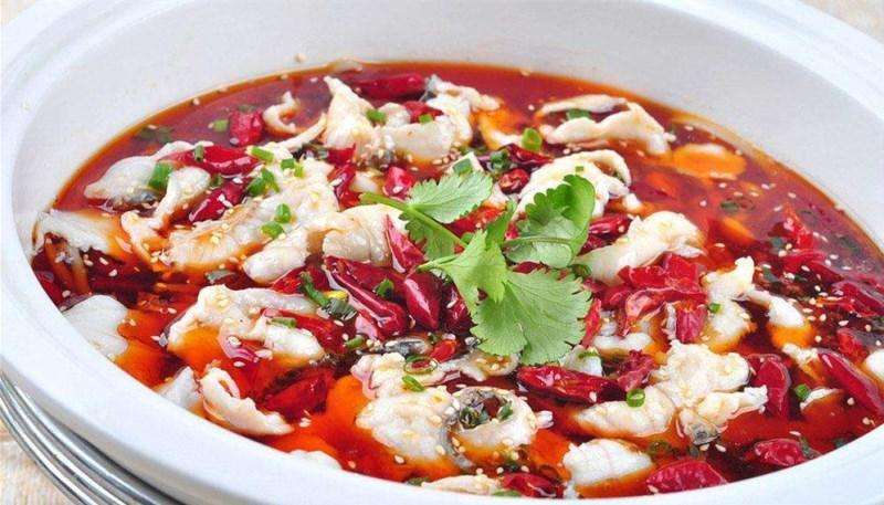 Order F2. Boiled Fish Fillet in Spicy Chili Sauce 水煮鱼 food online from Millions Of Milk Tea store, Columbus on bringmethat.com