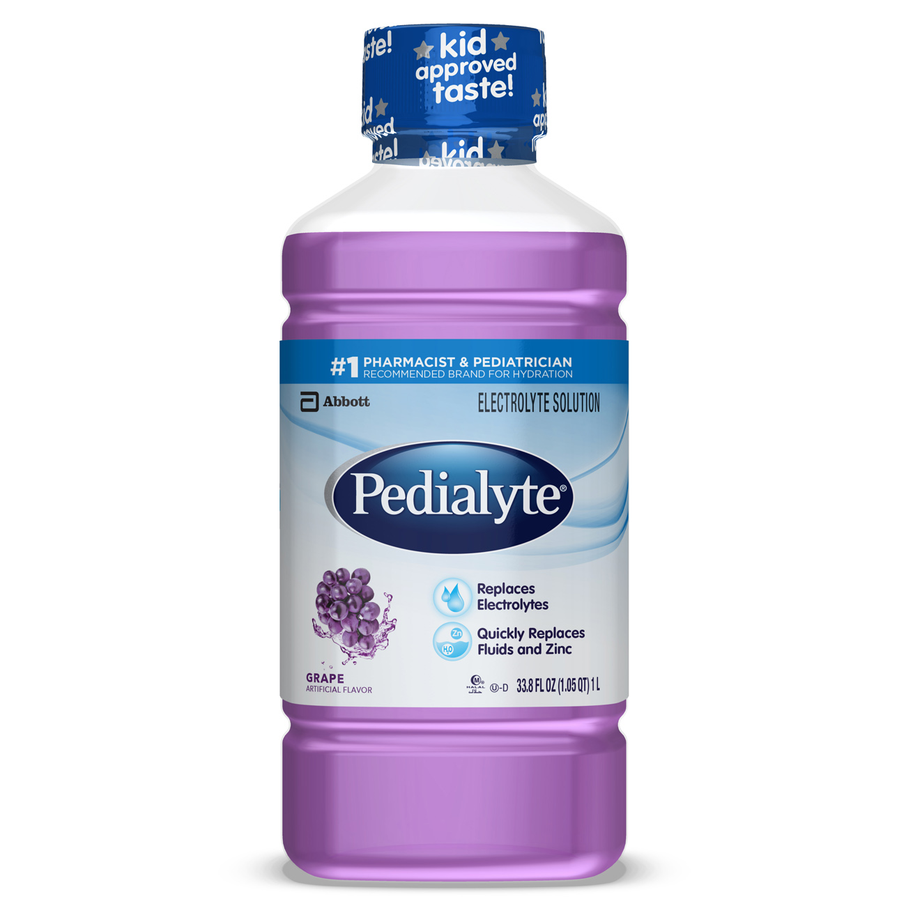 Order Pedialyte Electrolyte Solution, Grape - 33.8 fl oz food online from Rite Aid store, Antelope on bringmethat.com
