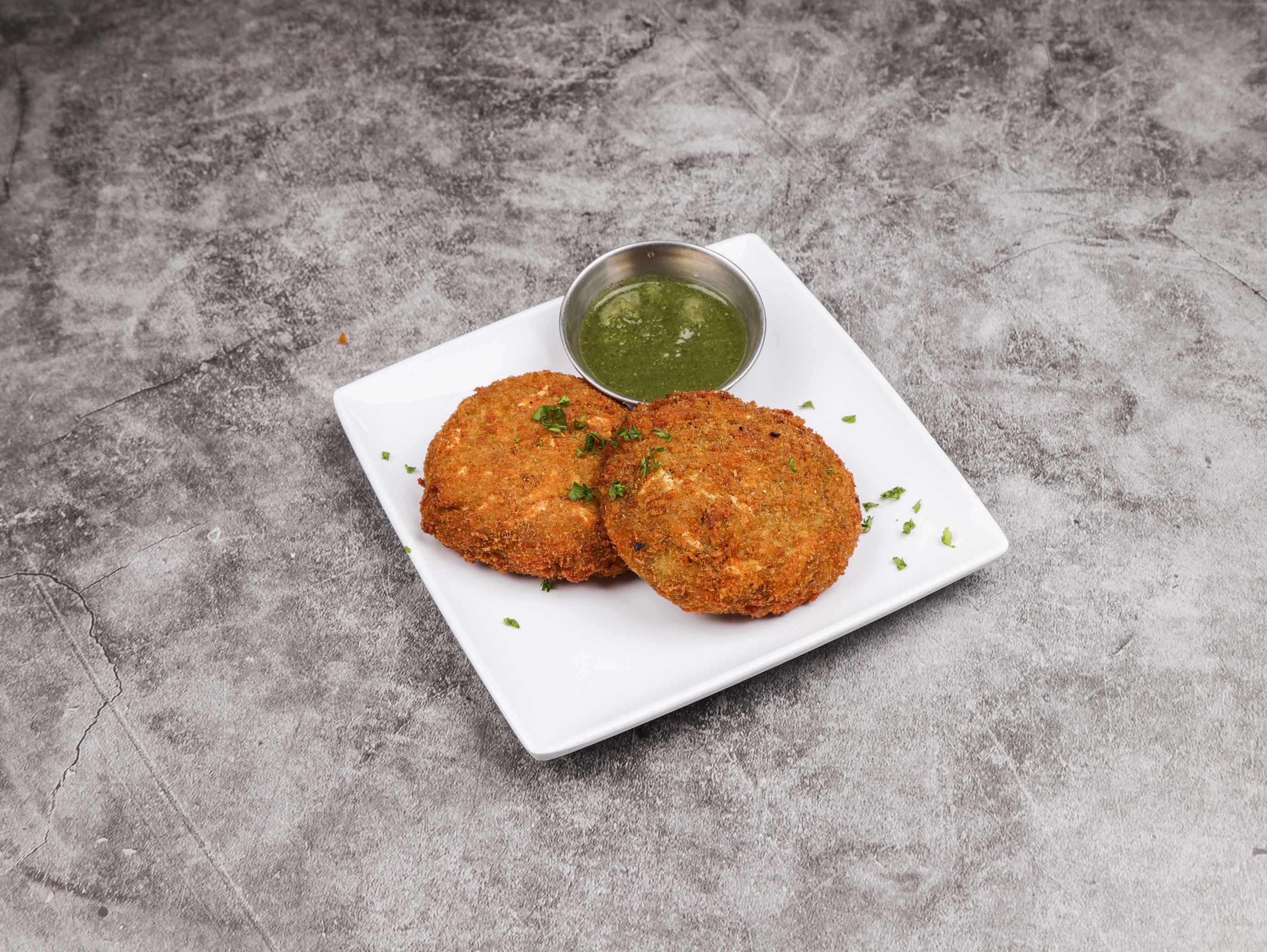 Order Paneer Aloo Tikki food online from Haveli Indian Grill & Cuisine store, West Chester on bringmethat.com