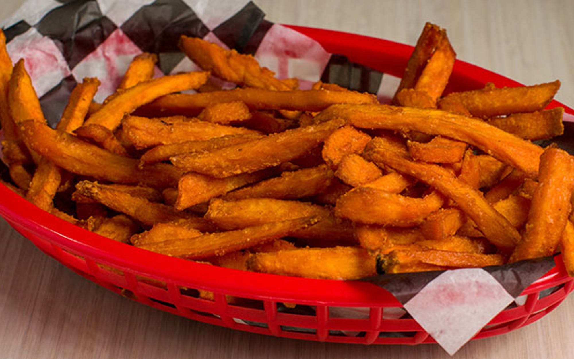 Order Sweet Potato Fries - Appetizer food online from Double Decker Pizza store, Ridley Park on bringmethat.com