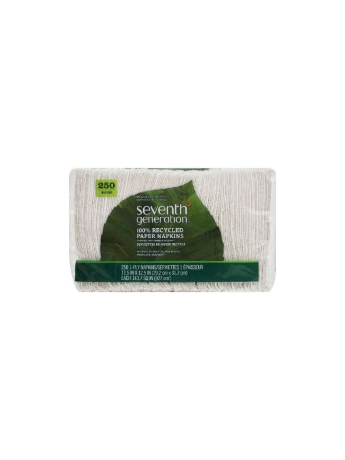 Order Seventh Generation 100% Recycled Paper Napkins (250 count) food online from Stock-Up Mart store, Marietta on bringmethat.com