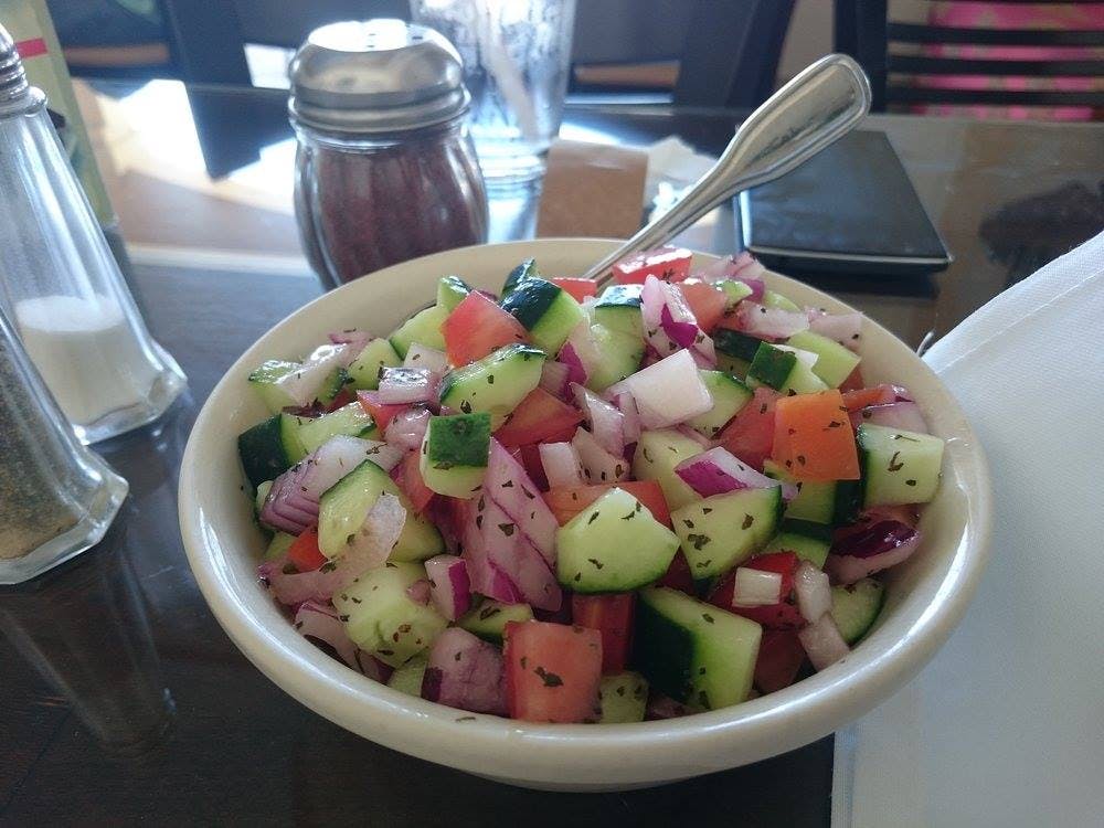 Order Greek Salad - Salad food online from Neno's Pizza store, Wilmington on bringmethat.com