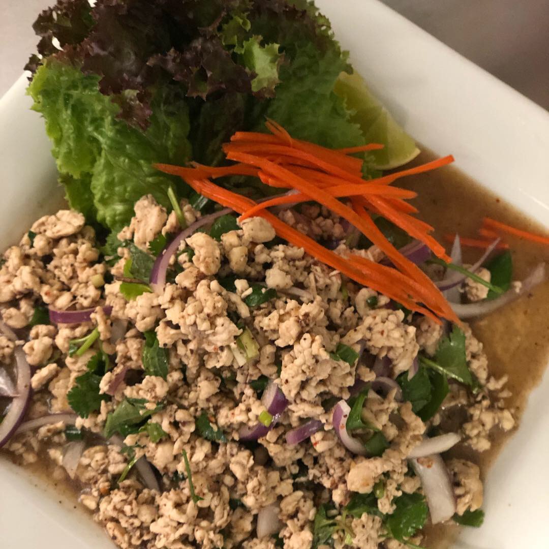 Order 19. Laab Salad food online from Sabai Sabai Thai Kitchen store, Oceanside on bringmethat.com