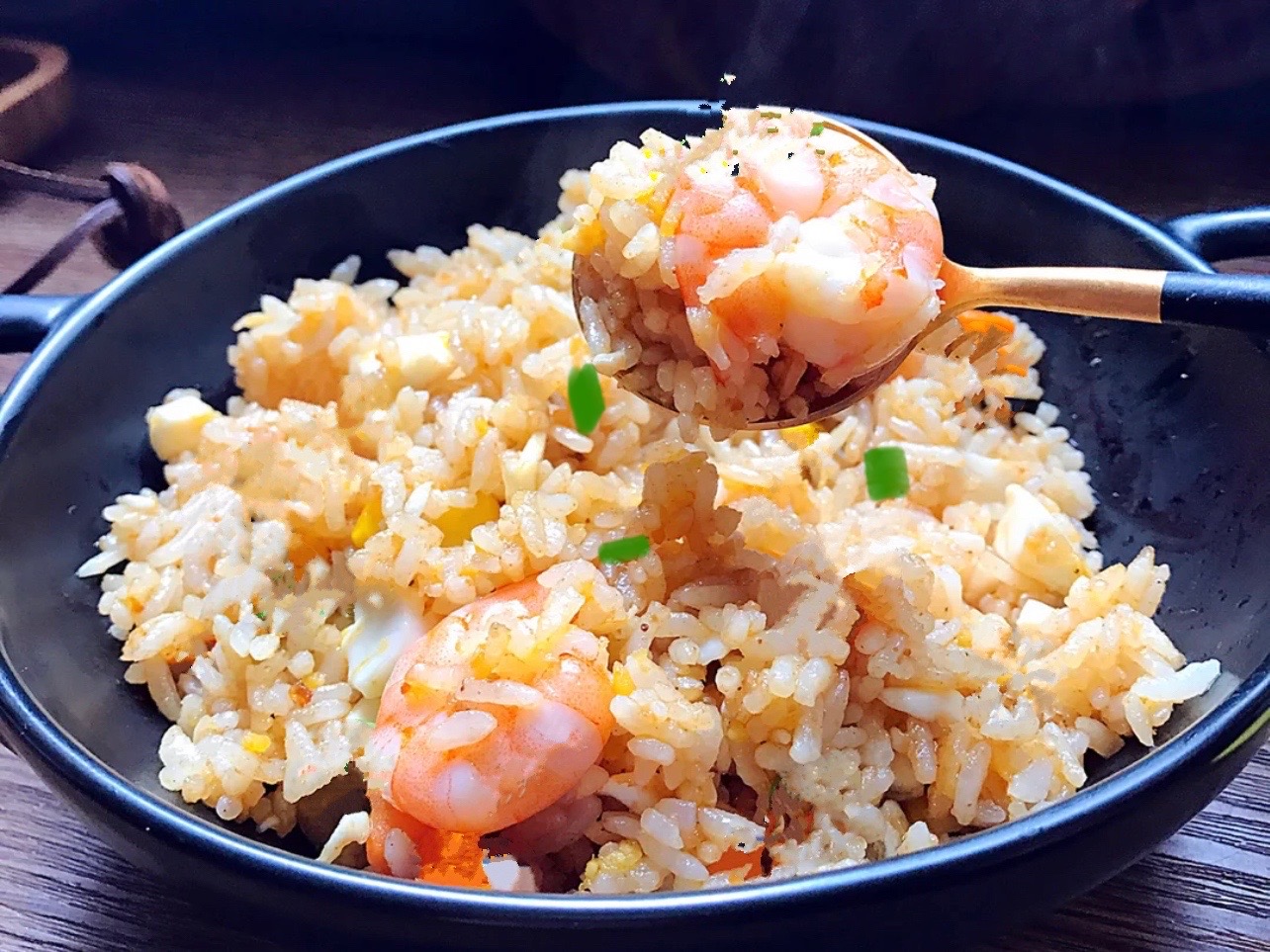 Order 19. Shrimp Fried Rice food online from Rising Sun Chinese Food store, Foothill Ranch on bringmethat.com