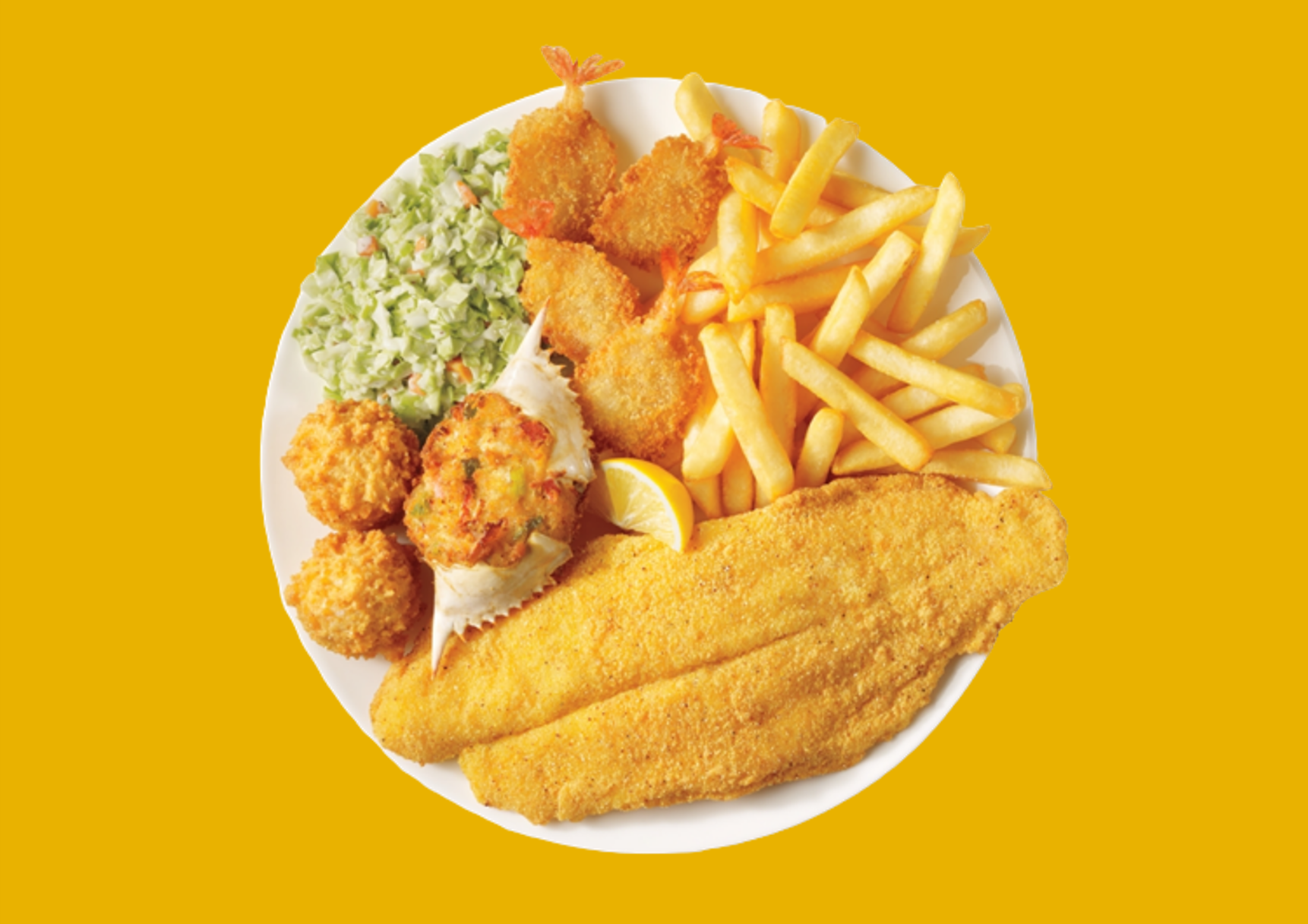 Order Catfish Fillet with Fries food online from Baba Steak And Lemonade store, Fort Wayne on bringmethat.com
