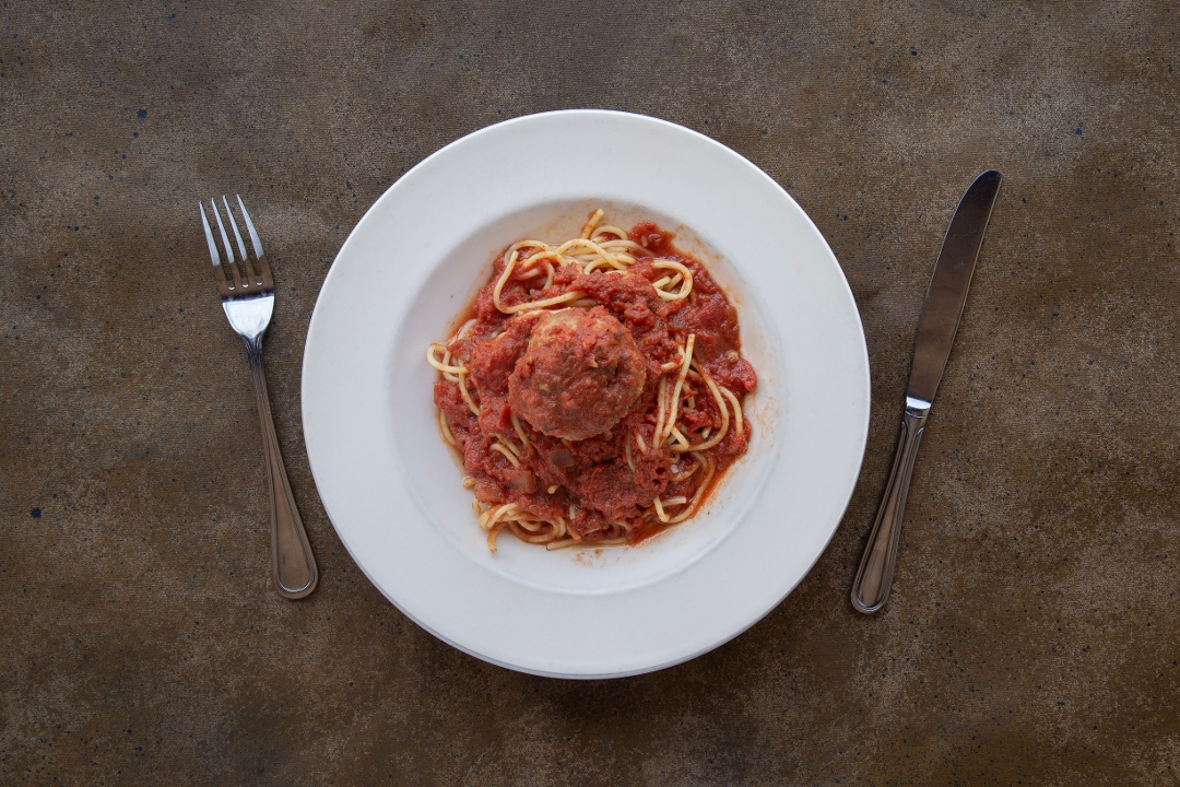 Order Spaghetti Meatball food online from Mio Vicino store, Santa Clara on bringmethat.com