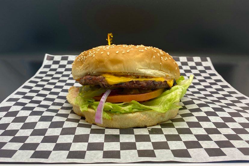 Order 1/4 lb. Cheeseburger food online from The Workz store, Lancaster on bringmethat.com
