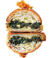 Order Greek Spinach Pie Croissant Sandwich food online from Jackson Hole store, Englewood on bringmethat.com