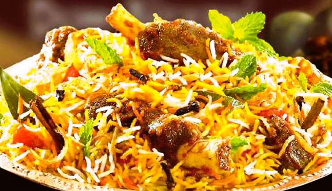 Order Goat Biryani food online from Gourmet India store, Houston on bringmethat.com