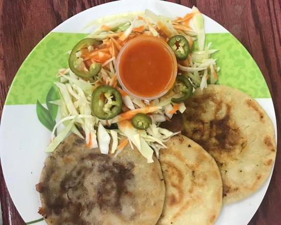 Order 3 Pupusa Mix food online from Peralta Brentwood Deli Grocery store, Brentwood on bringmethat.com
