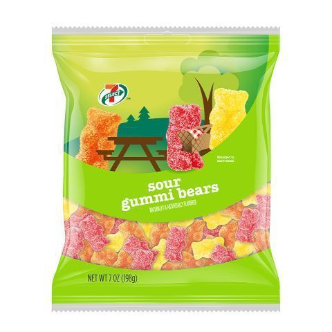 Order 7-Select Sour Gummi Bears 7oz food online from 7-Eleven store, Stockton on bringmethat.com