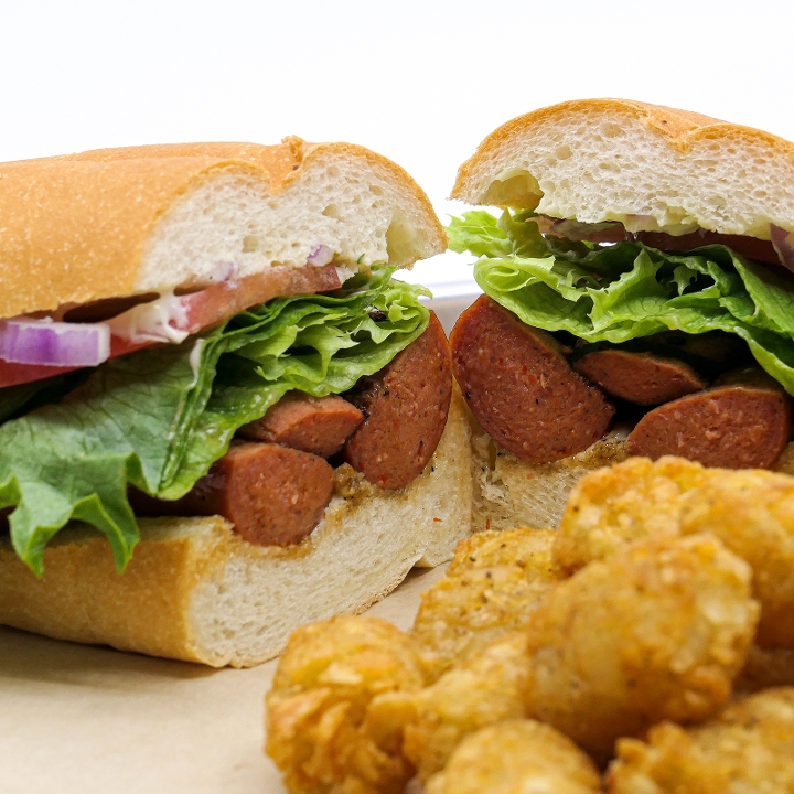 Order Hot Link Sandwich food online from Fat City Brew & Bbq store, Stockton on bringmethat.com