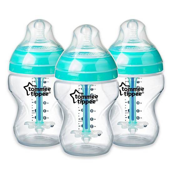 Order Tommee Tippee Advanced Anti-Colic 3-Pack 9 oz. Baby Bottle food online from Bed Bath & Beyond store, Lancaster on bringmethat.com