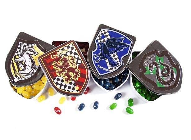Order Harry Potter 4 Piece Crest Collectible Tins Filled with Jelly Beans food online from Chocolate Boutique store, Pittsburgh on bringmethat.com