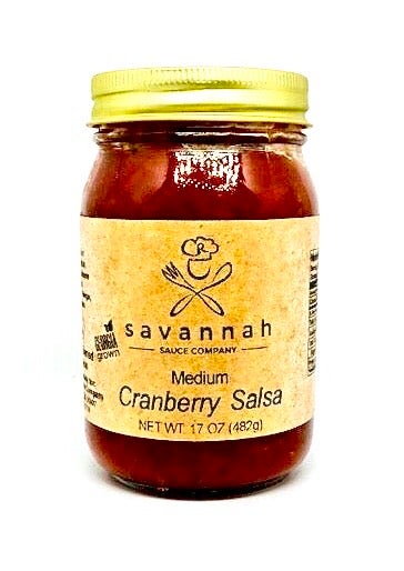 Order Medium Cranberry Salsa food online from Savannah Sauce Company Inc store, Pooler on bringmethat.com