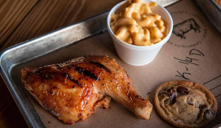 Order Kids 1/4 Smoked Chicken + 1 Side food online from 4 Rivers Smokehouse store, Orange Park on bringmethat.com