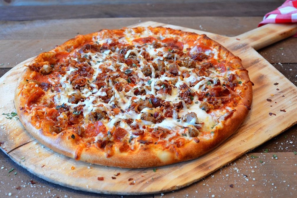 Order Meatza’ Pizza food online from Local Pizza & Wings store, Albuquerque on bringmethat.com