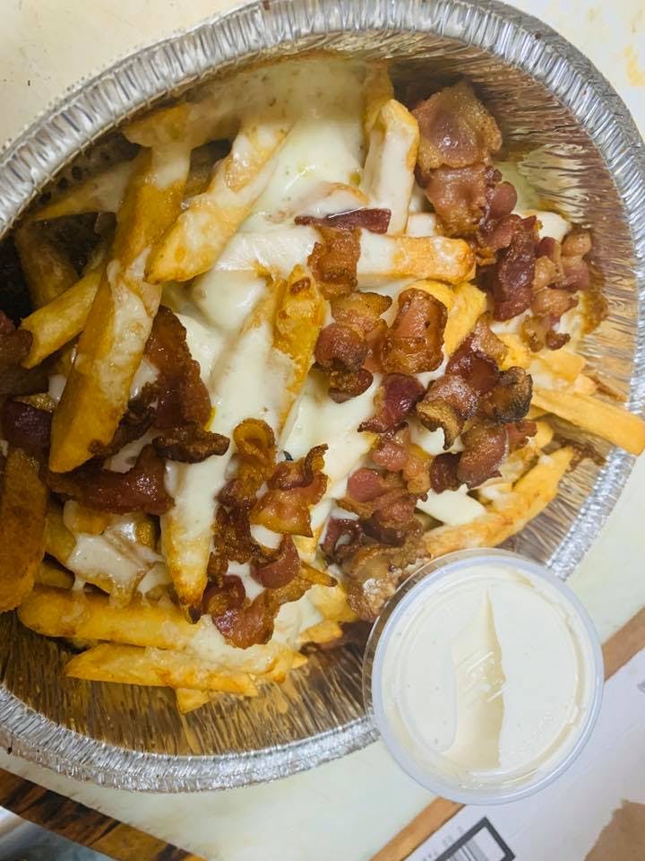 Order Loaded Fries - Appetizer food online from Paesano Pizza & Subs store, Elmira on bringmethat.com
