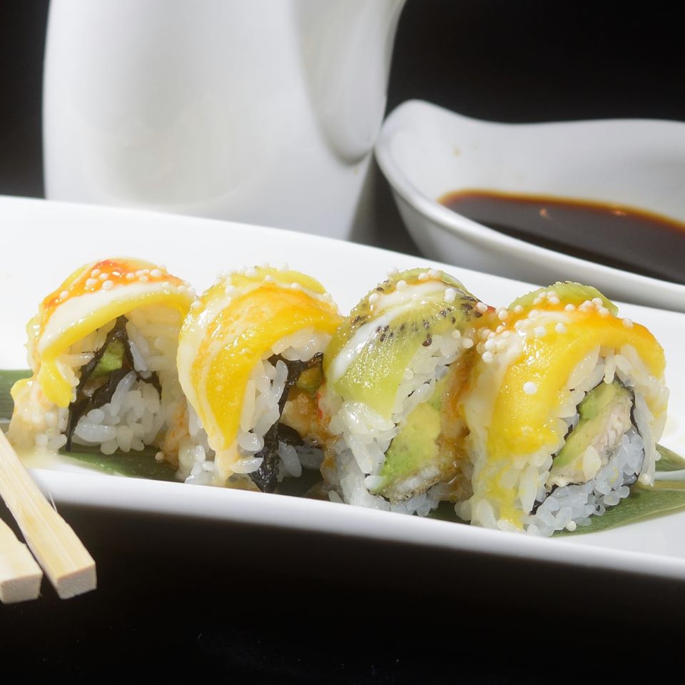 Order Bahama Mama Roll food online from Fuji Sushi store, Biloxi on bringmethat.com