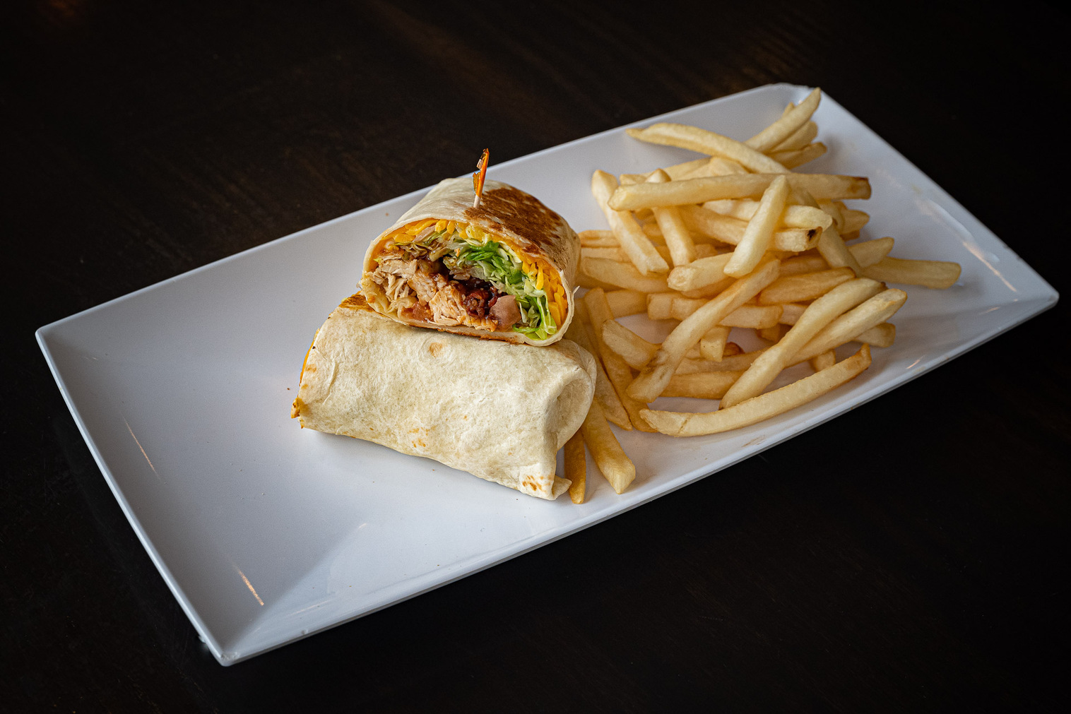 Order Cowboy Chicken Wrap food online from 15th Street Tavern store, Clarkston on bringmethat.com