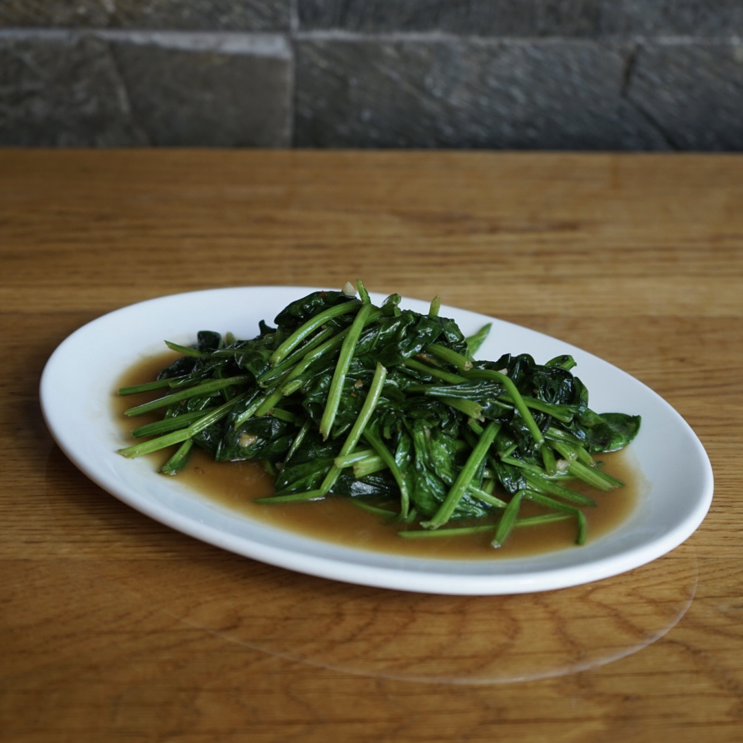 Order Stir Fried Spinach food online from Lers Ros Thai Noodles store, San Francisco on bringmethat.com