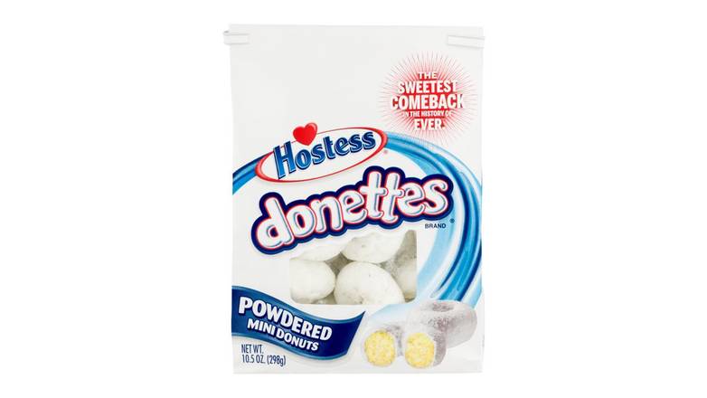 Order Hostess Donettes Powdered Mini Donuts food online from Shell Rock Spring store, Bel Air on bringmethat.com