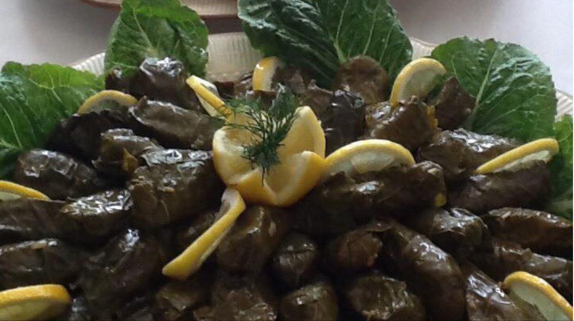 Order Dolmades Ampilofilo food online from Mythos Authentic Hellenic Cuisine store, Flushing on bringmethat.com