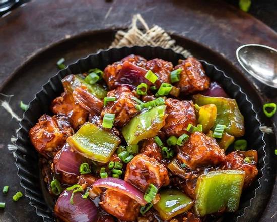 Order Spicy Chilli Paneer food online from Desi Chops store, San Diego on bringmethat.com