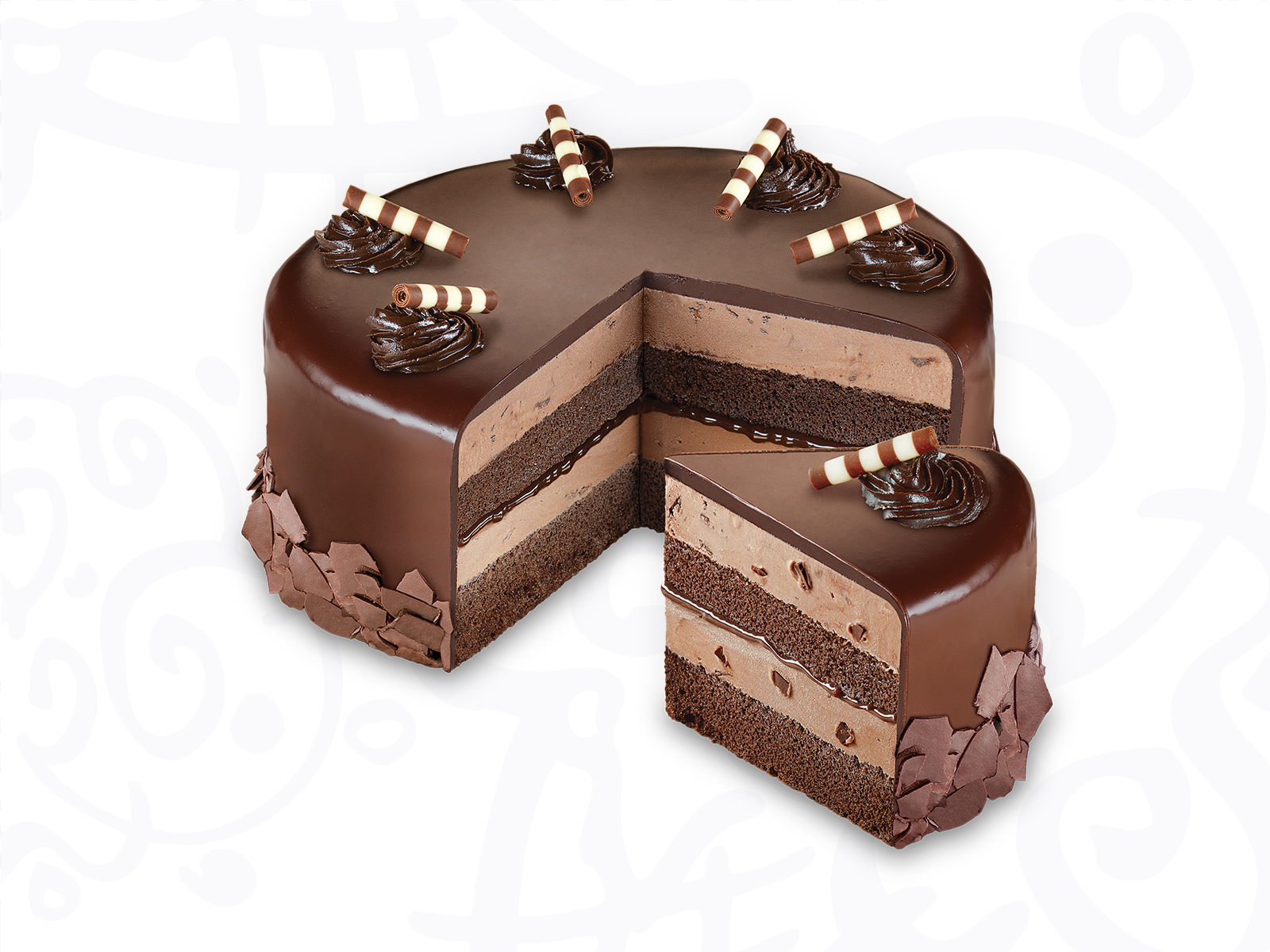 Order Midnight Delight - Ice Cream Cake food online from Cold Stone Otsego store, Otsego on bringmethat.com