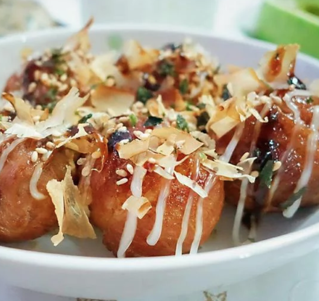 Order Takoyaki (Octopus Ball) food online from Pot On Fire & Tea Bar store, Chino on bringmethat.com