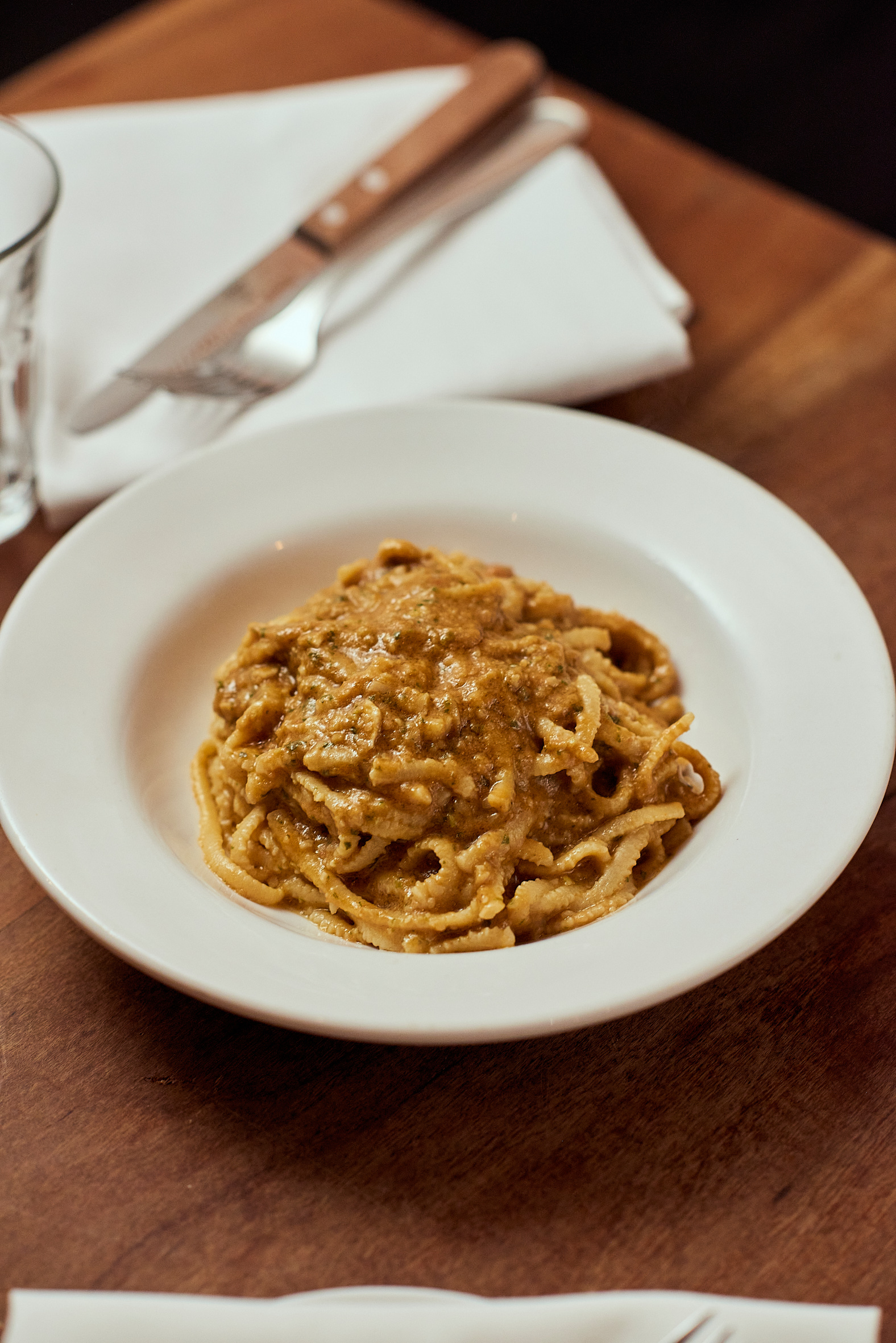 Order Trenette al Pesto Trapanese food online from Mercato store, New York on bringmethat.com