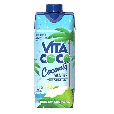Order Vita Coco Coconut Water Pure (16.9 oz) food online from Dolcezza Gelato store, Arlington on bringmethat.com