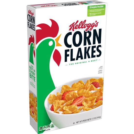 Order Corn Flakes Breakfast Cereal, 12 OZ food online from Cvs store, CENTRAL FALLS on bringmethat.com
