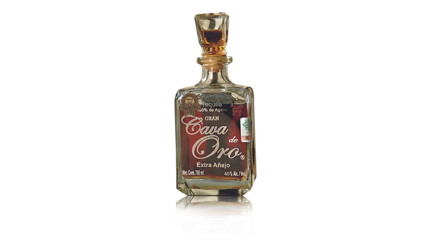 Order Gran Cava de Oro Extra Anejo Tequila 750mL food online from Dimension Liquor store, Lake Forest on bringmethat.com