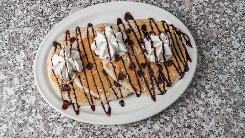Order Chocolate Chip Hotcakes food online from The Original Mels store, Antioch on bringmethat.com