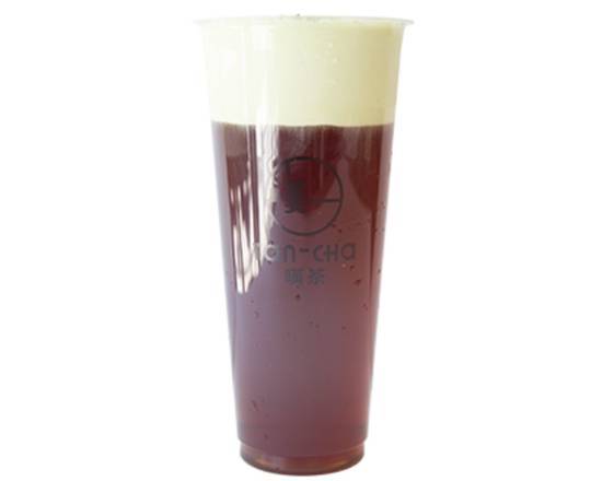 Order Frothy Matcha Red Jade Black Tea food online from Tan-Cha store, Rowland Heights on bringmethat.com
