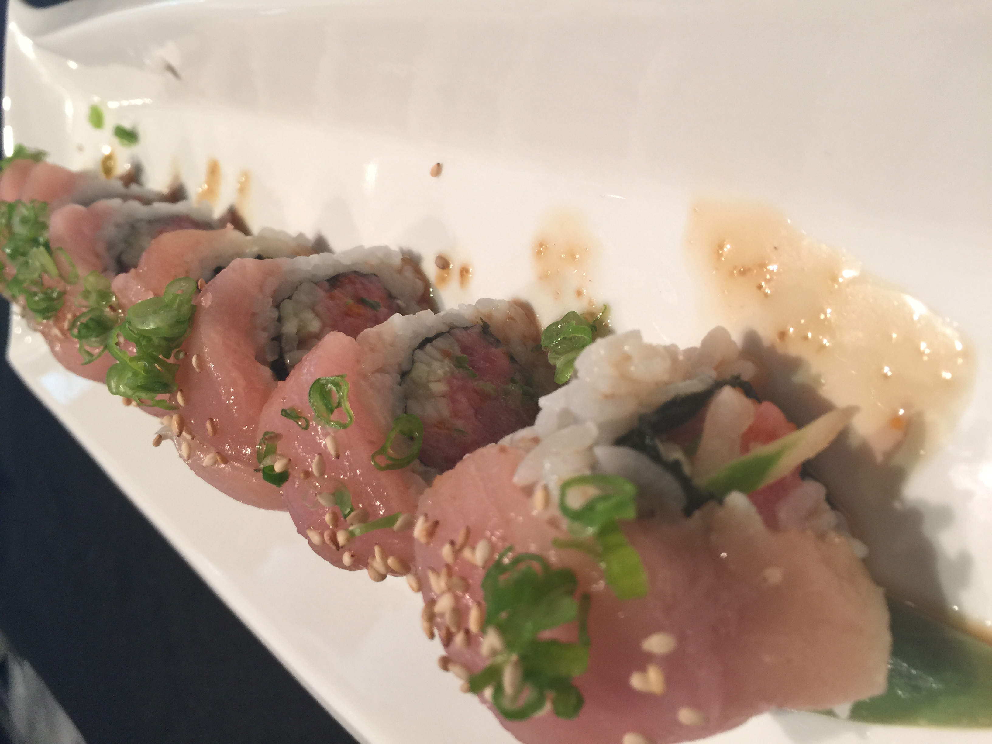 Order Albacore Delight Roll food online from Sister Sushi store, Moorpark on bringmethat.com