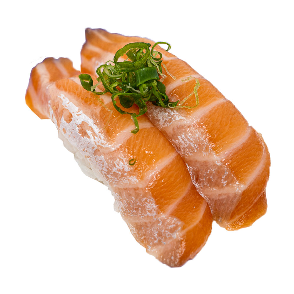 Order Salmon Toro Nigiri food online from Hikari Sushi store, San Francisco on bringmethat.com