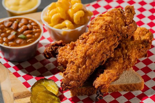 Order 3 Tenders Plate food online from Howlin’ Willy’s Hot Chicken store, Atlanta on bringmethat.com