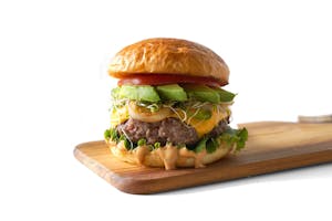 Order California Burger food online from The Press store, Hays on bringmethat.com