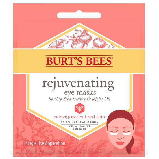 Order Burt's Bees Rejuvenating Eye Mask, Single Use Eye Mask, 1 Pair food online from CVS store, INGLEWOOD on bringmethat.com