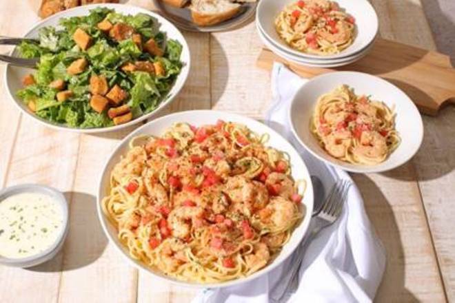 Order NEW!  Family Bundle Scampi Pasta with Shrimp food online from Bonefish Grill store, Boise on bringmethat.com
