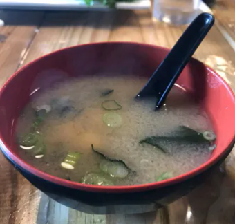 Order D1. Miso Soup food online from Oriental Pavilion store, Asheville on bringmethat.com
